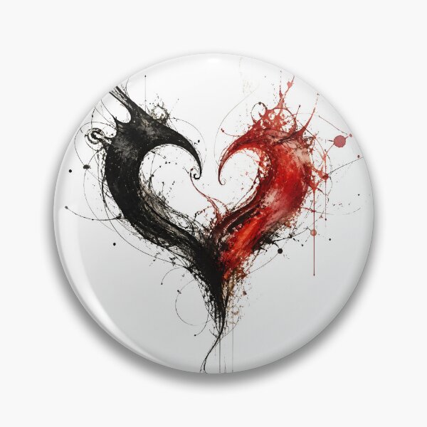 Item preview, Two Souls, One Heart Ink Artwork designed and sold by Marcu Ioachim.