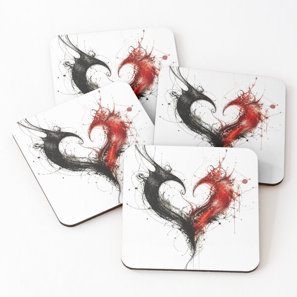Item preview, Two Souls, One Heart Ink Artwork designed and sold by Marcu Ioachim.