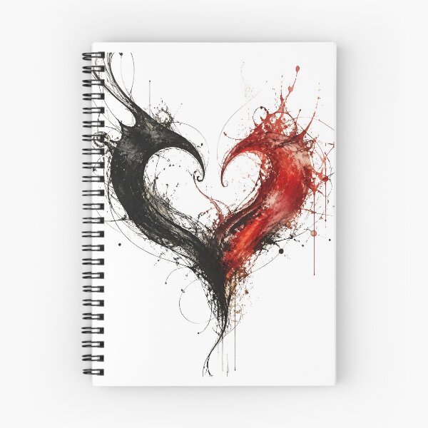 Item preview, Two Souls, One Heart Ink Artwork designed and sold by Marcu Ioachim.