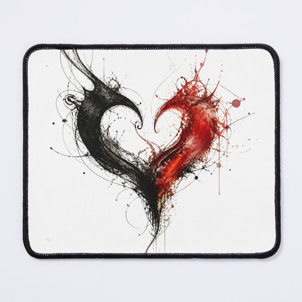 Item preview, Two Souls, One Heart Ink Artwork designed and sold by Marcu Ioachim.