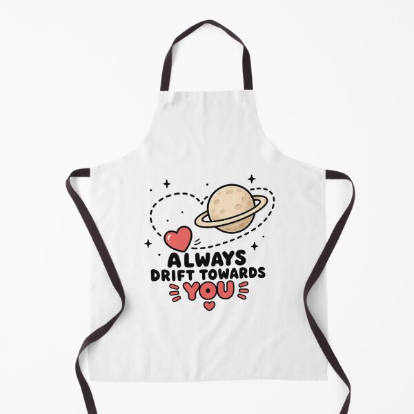 Item preview, Always Drift Towards You – Cute Romantic Space Heart design designed and sold by Lovestickerco.