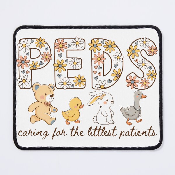 Item preview, Caring for the Littlest Patients Peds Nurse Tee designed and sold by LYRA-Concepts.