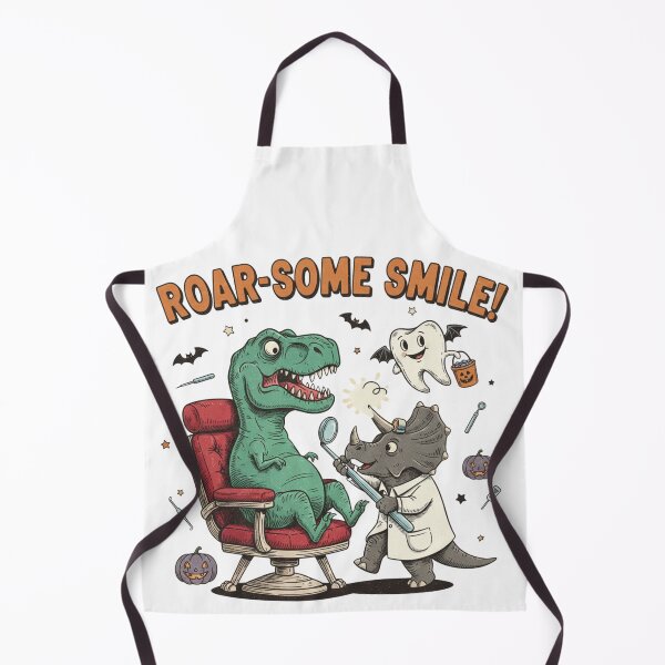 Item preview, Roar-some Smile Funny Dinosaur Dentist Halloween designed and sold by CF_VintageDesign.