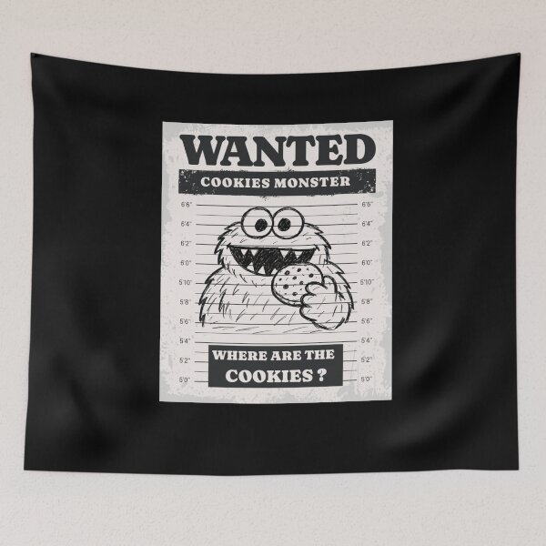 Item preview, Cookies Monster Wanted  designed and sold by TheEndDesign.