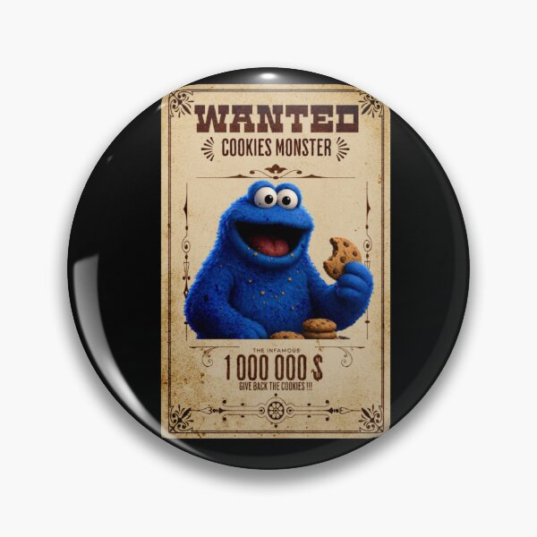 Item preview, Cookies Monster Wanted  designed and sold by TheEndDesign.