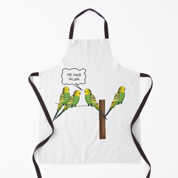Item preview, He Has WLAN Funny Tech Bird Pun designed and sold by spellmadebylee.