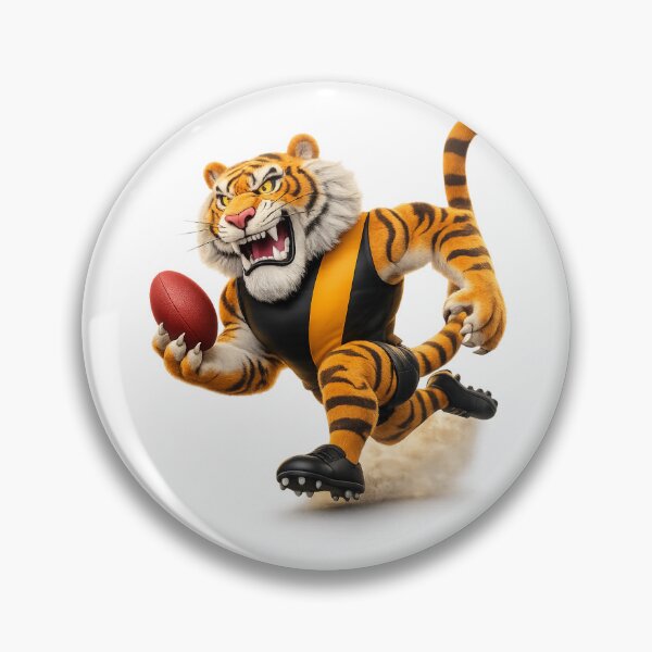 Item preview, Richmond Tigers AFL Mascot Logo Classic Vintage Design designed and sold by Luke Foran Sports Art.