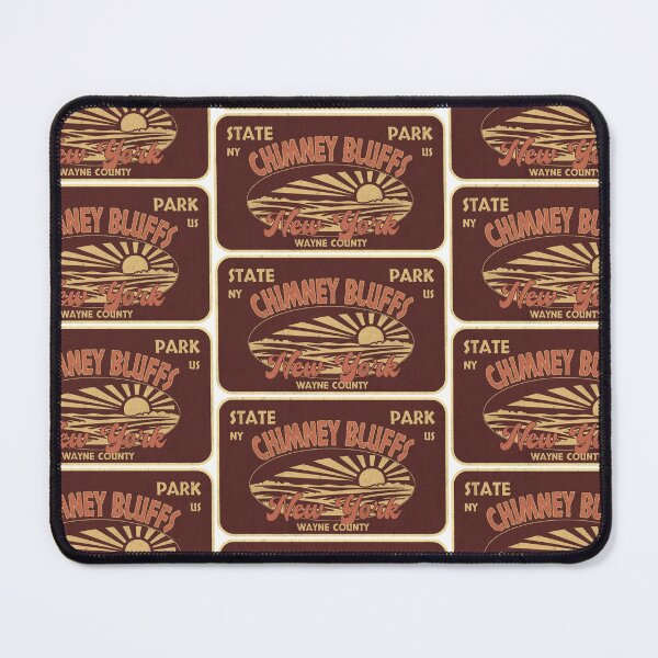 Item preview, Chimney Bluffs State Park, Wayne County, New York, badge design designed and sold by Wanderful-roads.
