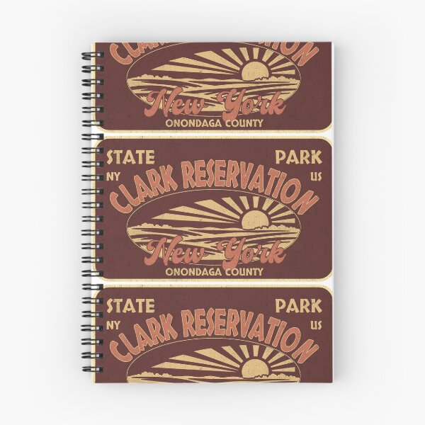 Item preview, Clark Reservation State Park, Onondaga County, New York, badge design designed and sold by Wanderful-roads.