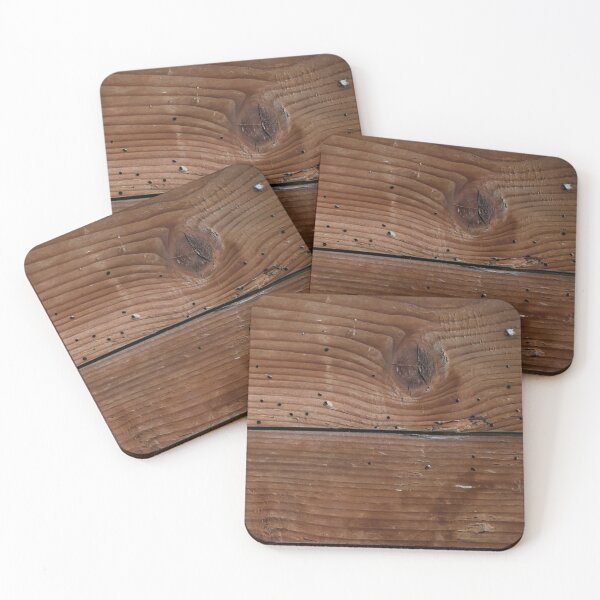 Item preview, Rustic Warm Cedar Wood Planks with Natural Wormholes and Knot designed and sold by NorthWild.