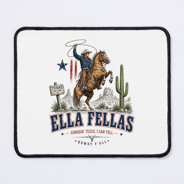 Item preview, Ella Fellas Club, Western Country Concert, Ella Fella Cowboy, Texas Social Club designed and sold by ForrestSwaphy.
