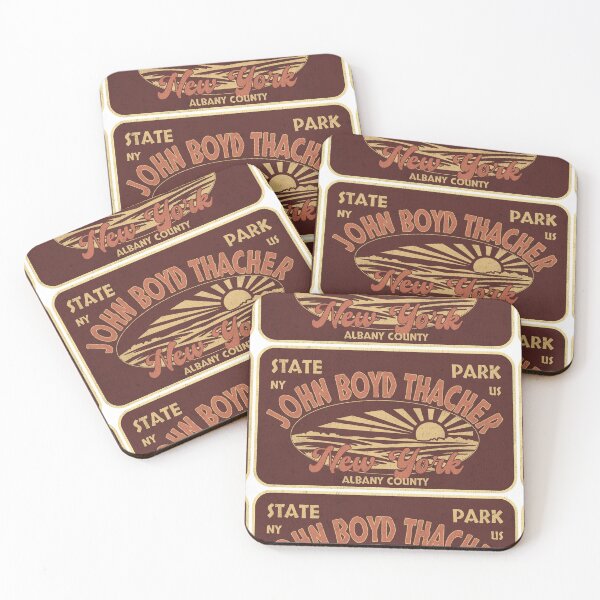 Item preview, John Boyd Thacher State Park, Albany County, New York, badge design designed and sold by Wanderful-roads.