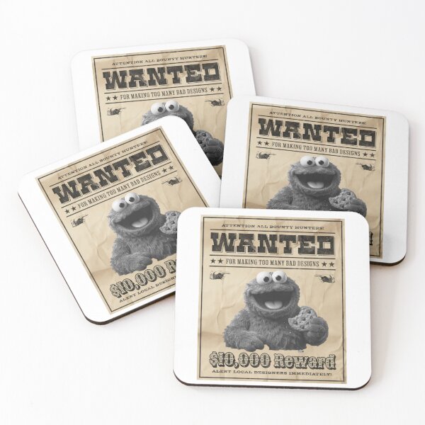 Item preview, Cookies Monster Wanted  designed and sold by TheEndDesign.
