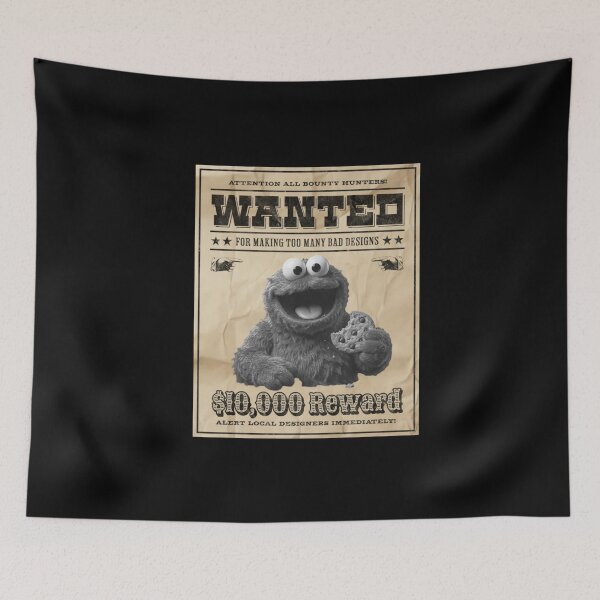 Item preview, Cookies Monster Wanted  designed and sold by TheEndDesign.