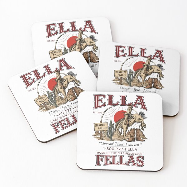 Item preview, Ella's Fellas Club, Vintage Western Concert, Ella Fella Club Cowboy Tee 2026 designed and sold by ForrestSwaphy.