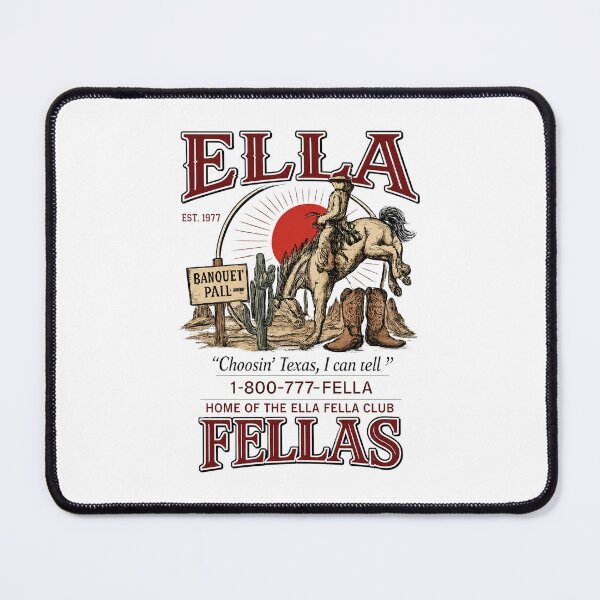 Item preview, Ella's Fellas Club, Vintage Western Concert, Ella Fella Club Cowboy Tee 2026 designed and sold by ForrestSwaphy.