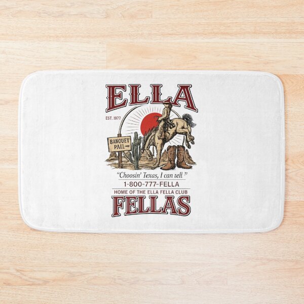 Item preview, Ella's Fellas Club, Vintage Western Concert, Ella Fella Club Cowboy Tee 2026 designed and sold by ForrestSwaphy.