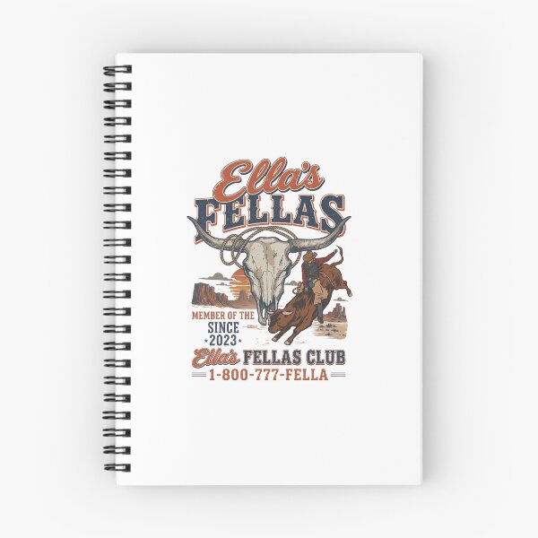 Item preview, Ella's Fellas Club Rodeo, Vintage Western Bull Rider, Western Country Concert, Ella Fella Cowboy designed and sold by ForrestSwaphy.