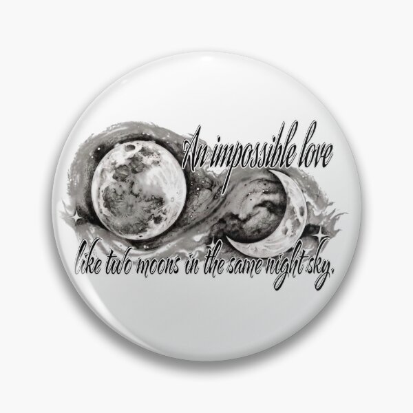 Item preview, Two Moons - An Impossible Love designed and sold by ghostlogic-th.
