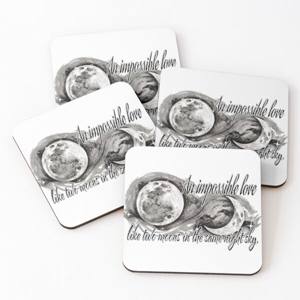 Item preview, Two Moons - An Impossible Love designed and sold by ghostlogic-th.