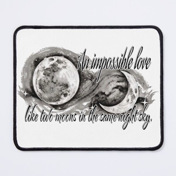 Item preview, Two Moons - An Impossible Love designed and sold by ghostlogic-th.