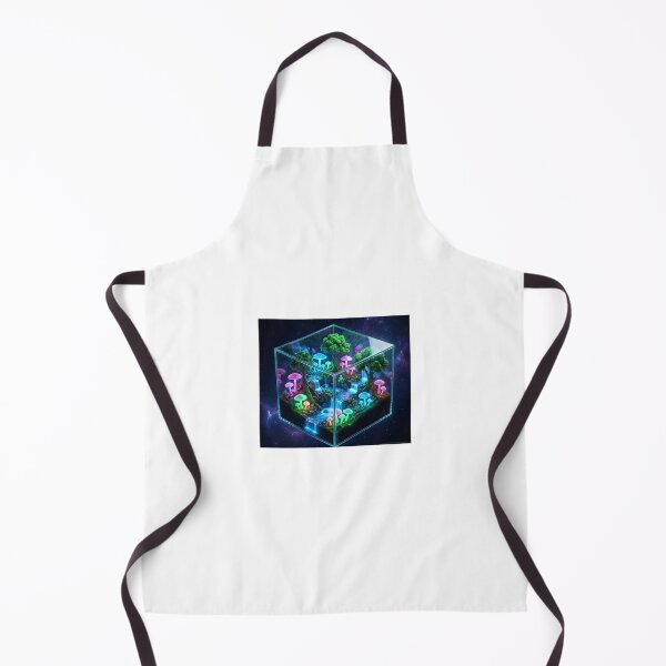 Item preview, Cosmic Glass Terrarium - Isometric Fantasy World Art Print designed and sold by Design Lab Studio.