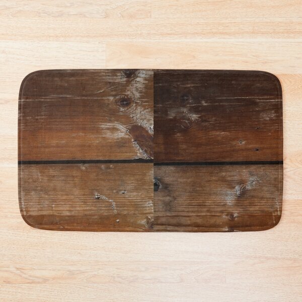 Item preview, Rustic Deep Walnut Wood Planks with Whitewashed Knots and Grain designed and sold by NorthWild.