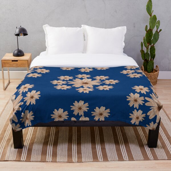 Item preview, Vintage Beige Floral Daisy Pattern - Neutral Botanical Aesthetic designed and sold by SeJaa.