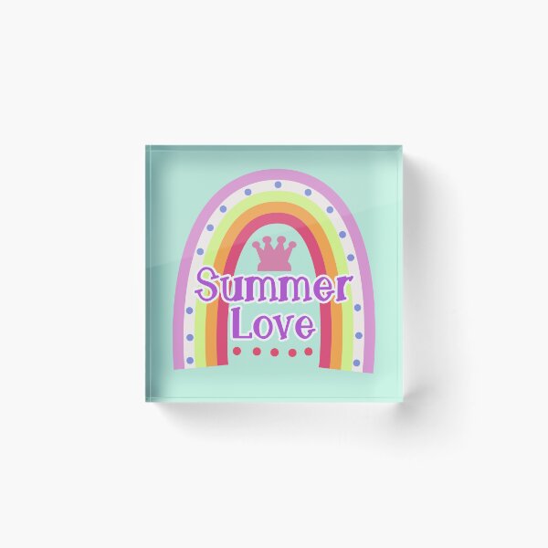 Item preview, Rainbow Summer Love Crown designed and sold by cozysweet.