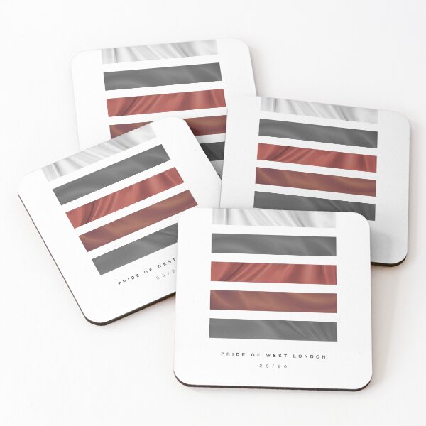 Item preview, ‘Pride of West London’ 25/26 Football Kit Hue Palette - White & Black designed and sold by The Colourful Game.