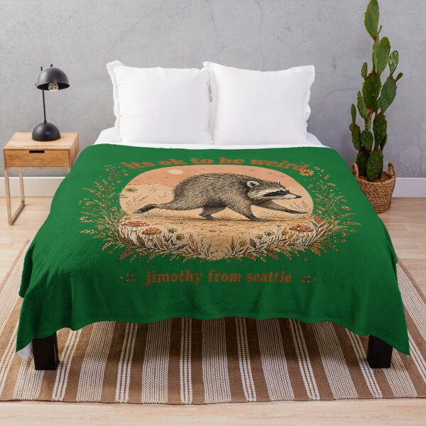 Item preview, Funny Jimothy from Seattle It's Ok to Be Weird Raccoon Gift designed and sold by KristineLi.