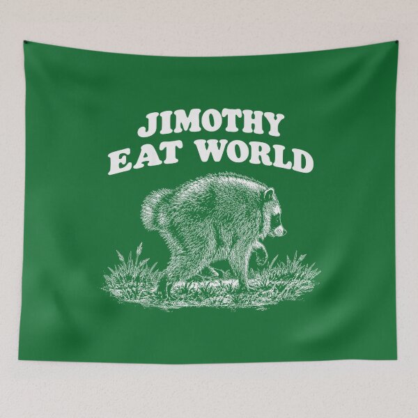 Item preview, Funny Jimothy Trash Panda Eat World Meme designed and sold by KristineLi.