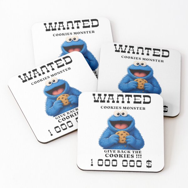 Item preview, Cookies Monster Wanted  designed and sold by TheEndDesign.