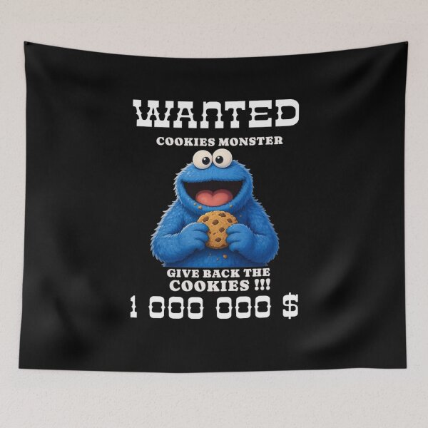 Item preview, Cookies Monster Wanted  designed and sold by TheEndDesign.