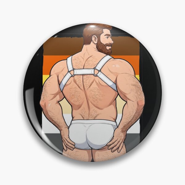 Item preview, White Harness Daddy | Gay Bear Pride Illustration designed and sold by BrokenLabel.