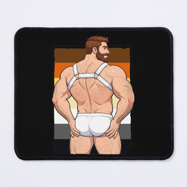 Item preview, White Harness Daddy | Gay Bear Pride Illustration designed and sold by BrokenLabel.