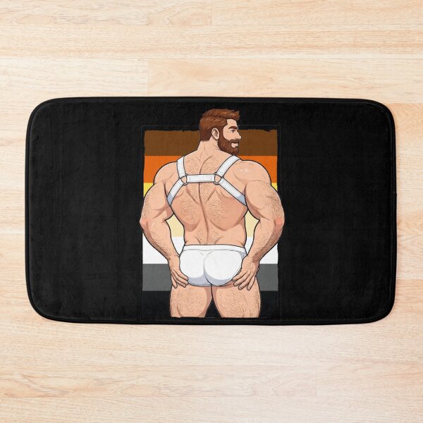Item preview, White Harness Daddy | Gay Bear Pride Illustration designed and sold by BrokenLabel.