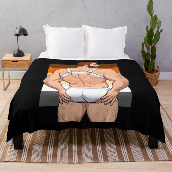 Item preview, White Harness Daddy | Gay Bear Pride Illustration designed and sold by BrokenLabel.