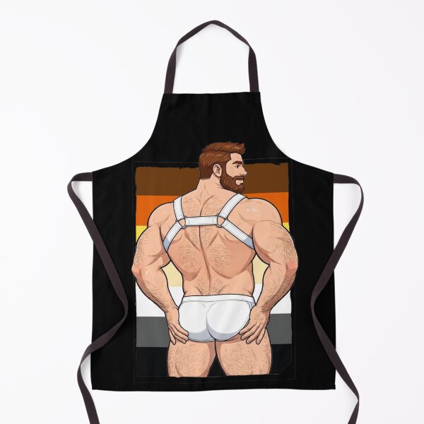 Item preview, White Harness Daddy | Gay Bear Pride Illustration designed and sold by BrokenLabel.