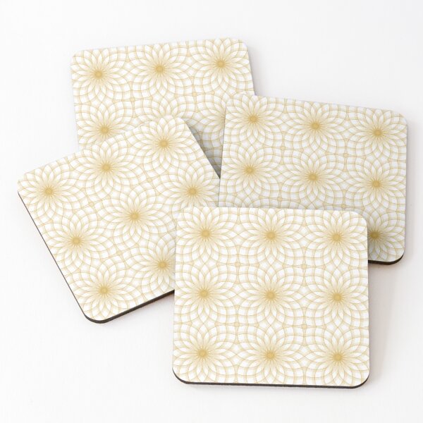 Artikelvorschau, Mystische Goldblumen-Geometrie-Kunst entworfen und verkauft von Moodprint5.
