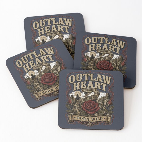 Item preview, Outlaw Heart Born Wild Snake Rose designed and sold by rygenr8.