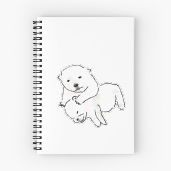 Aperçu de l'œuvre Illustration d'un adorable bébé ours polaire joueur créée et vendue par raun.draw.