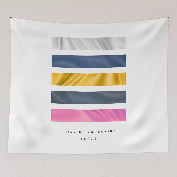 Item preview, ‘Pride of Yorkshire’ 25/26 Football Kit Hue Palette - White & Blue designed and sold by The Colourful Game.
