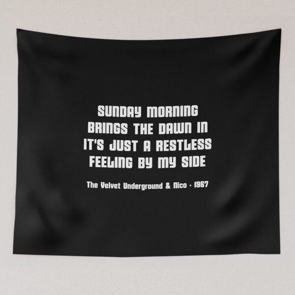 Item preview, Sunday Morning Velvet Underground designed and sold by nessismore.