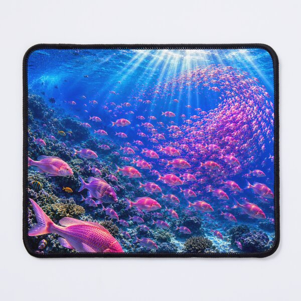 Item preview, Pink Symphony Beneath the Sea | Tropical Fish Underwater Fine Art designed and sold by Sanctum Icons.
