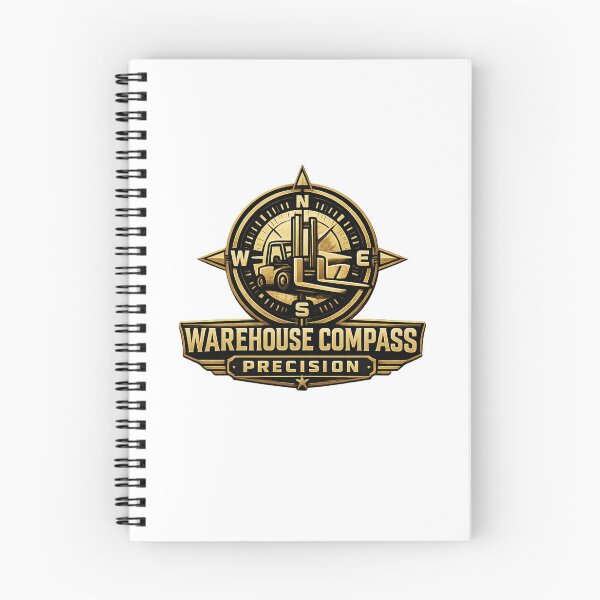 Item preview, Warehouse Compass Precision Forklift Retro Logo designed and sold by RetroNibylander.