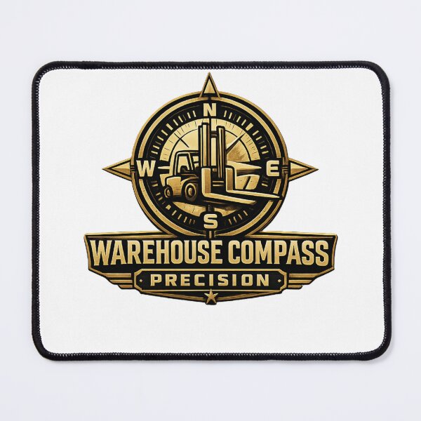 Item preview, Warehouse Compass Precision Forklift Retro Logo designed and sold by RetroNibylander.