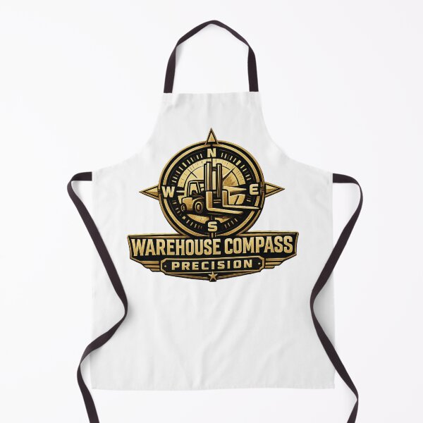 Item preview, Warehouse Compass Precision Forklift Retro Logo designed and sold by RetroNibylander.