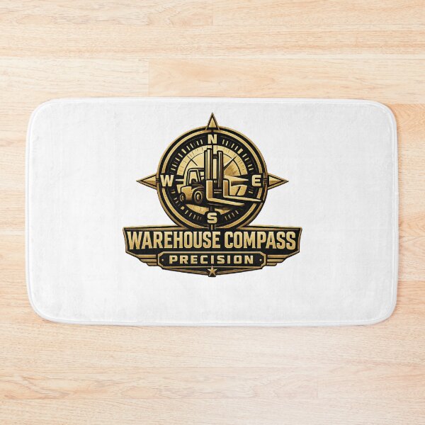 Item preview, Warehouse Compass Precision Forklift Retro Logo designed and sold by RetroNibylander.
