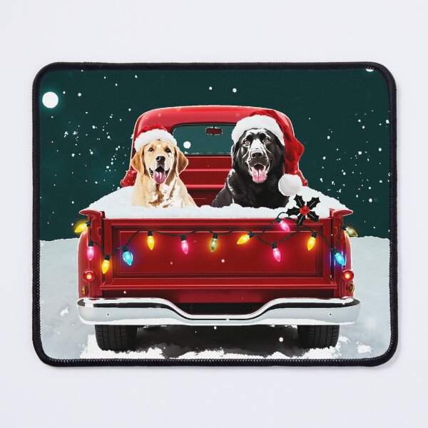Item preview, Fa La La La Labrador Christmas Dog Santa Truck designed and sold by icm4639.